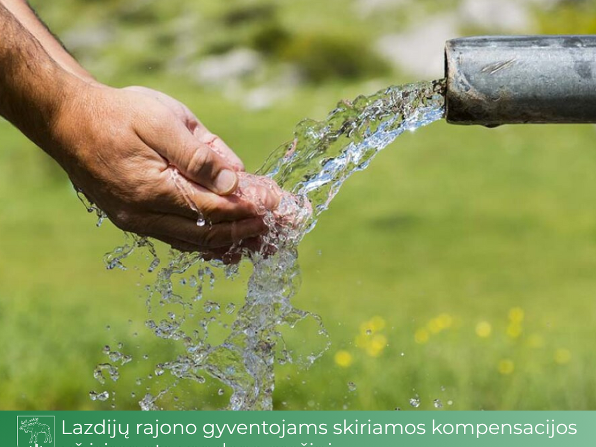 Lazdijų rajono gyventojams skiriamos kompensacijos už įsirengtą vandens gręžinį